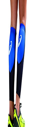 ASICS Blocks Calf Sleeve, Black/Royal, X-Small