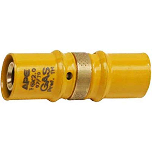 Ape Raccorderie Raccordo A Pressare Diritto Doppio Ridotto Per Gas 26 X 20