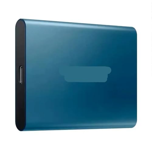 eRgDFS Disco Duro Externo portátil de Velocidad SSD de 1 TB para PC portátil(Blue)