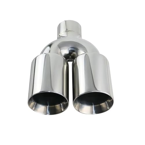 Embout d'échappement double inox 2.5" vers 3.4" pour moderniser sa voiture