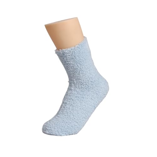 2 Pairs Women Fuzzy Fluffy Socks Cozy Slipper Socks Warm Soft Winter Plush Home Sleeping Socks