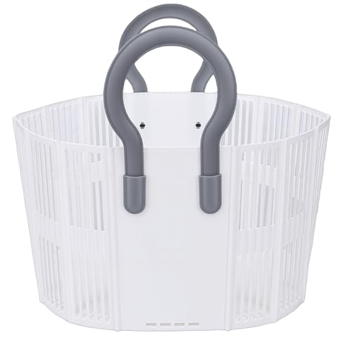 Panier à linge pliable à grande capacité et poignées ergonomiques - 6