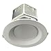 Morris Products 72689 LED Downlight - New Construction 10" 50W 4000K Aluminum Baffle Trim, 1 Pack