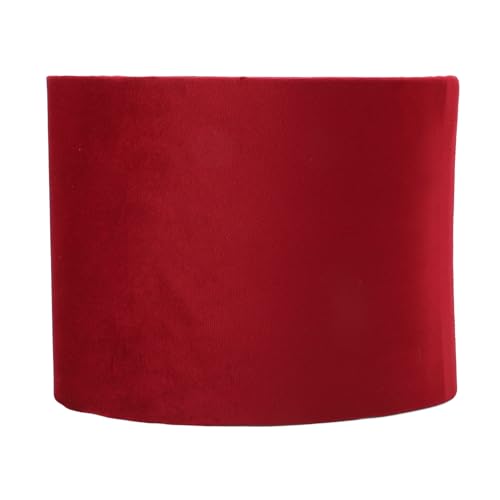 Oval Lamp Shade Oval Lamp Shade Fabric Simple E14 Lampshade Cloth Oval Lampshade Modern for Table Lamp Covering Cloth Lampshade for Desk Lamp (Burgundy)