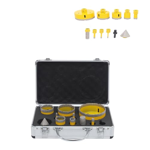 Juego de 10 brocas de diamante, 6-100 mm con estuche miniatura 1
