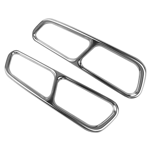 Tubo Escape Automóvil Embellecedor De Marco De Escape De Acero Inoxidable Para A6, Para A7, C7, 2016, 2017, 2018, Accesorios Exteriores