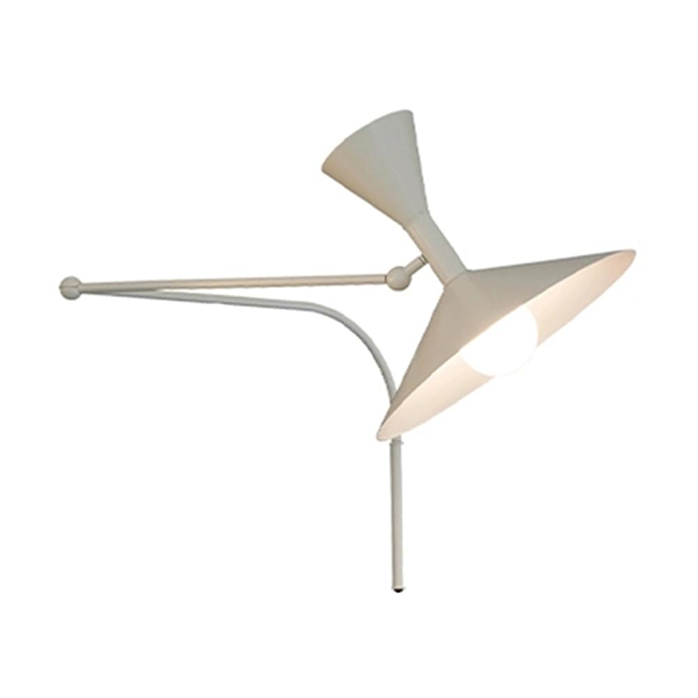 CTRLZS For Living Room Bedroom Bedside Lighting Fixture Modern Italian Designe Wall Light Rotatable Swing Arm Sconce White