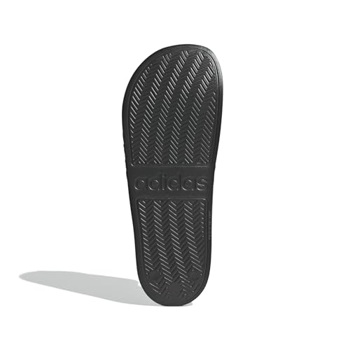 Image of adidas Unisex's Adilette Shower Sandal, Shadow Olive Putty Grey Olive Strata, 5.5 US