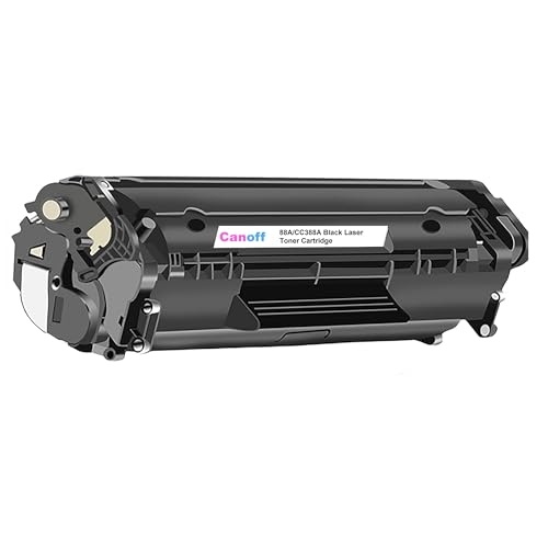 Image of CANOFF 88A /CC388A Black Laser Toner Cartridge Compatible for HP LaserJet Printer M1136, MFP, P1007, P1106, P1108, P1008, M1213nf, MFP, M126nw MFP, M1218nfs, M128fw MFP, M128fn , MFP, M226DW, M226DN