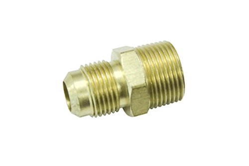 Connecteur tube 5/16 OD en laiton à filetage 3/4 NPT mâle étanche à 45 degrés