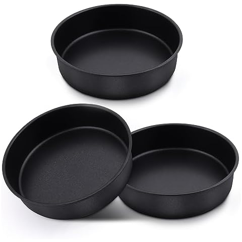HaWare Non-Stick Stainless Steel Cake Pan Set Cover
