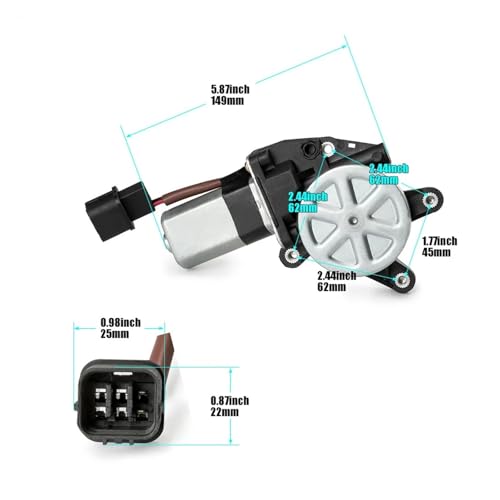 Moteur de régulateur de fenêtre avant gauche pour Outlander 2.4L 2003-2006