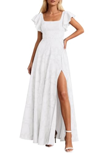 Image of KIRUNDO Bridesmaid Wedding Guest Formal Dresses for Women