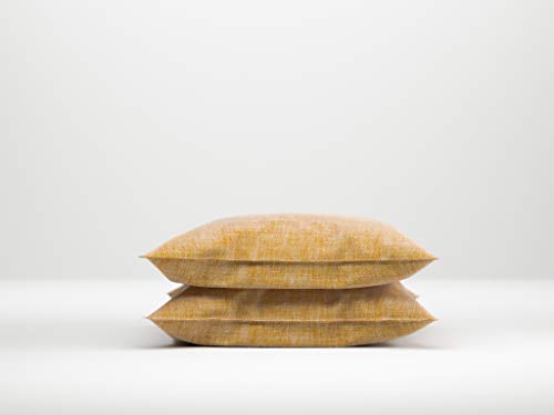 Zo!Home Housses de Coussin, Ochre Jaune, 80x80 Cover