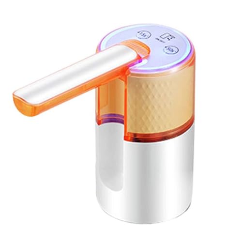 Dispenser elettrico per bottiglie d'acqua con 3 impostazioni di velocità pompe ricaricabili USB pieghevoli portatili per case da campeggio ufficio