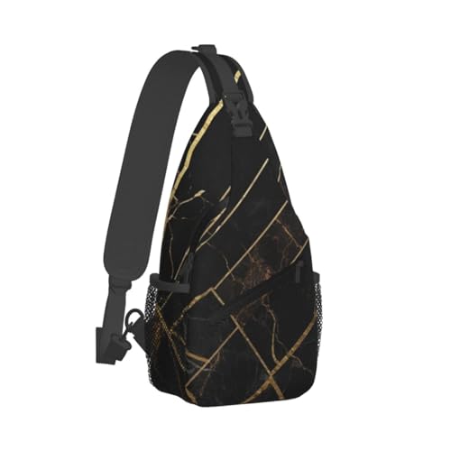 Bolso cruzado tipo bolso bandolera para hombre y mujer negro miniatura 2
