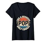 Photo Gallery donna pop like a grandpa only cooler tramonto retrò nonno regalo maglietta con collo a v Photo Gallery donna pop like a grandpa only cooler tramonto retrò nonno regalo maglietta con collo a v