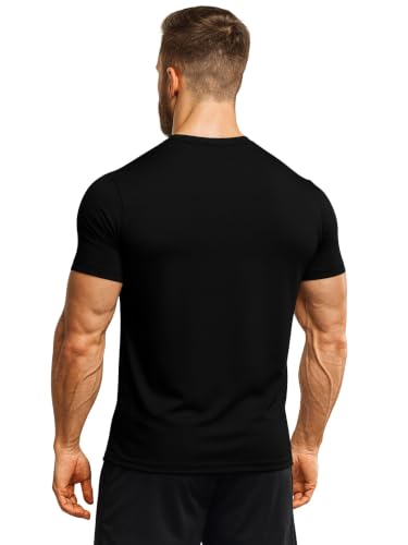 Image of 3Colours RGB Active Fit Men's Sports T-Shirt - Lightweight Quick Dry Polyester Gym & Running Wear-Shake
