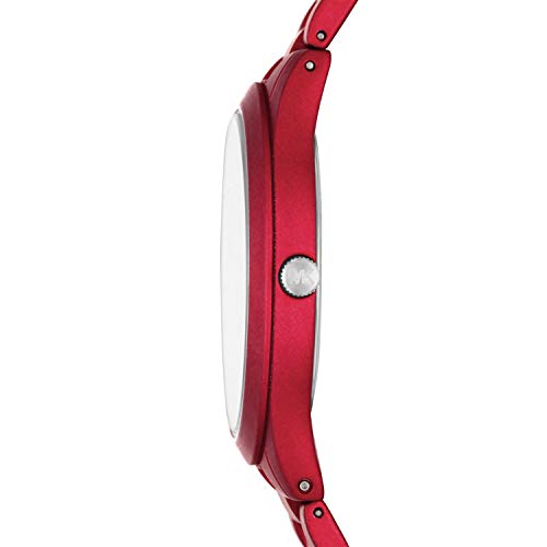 Red-Tone Stainless Steel Watch MK8768 