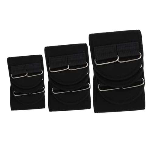 Cinturón Corrector de Piernas 3 pcs O tipo y X tipo Negro