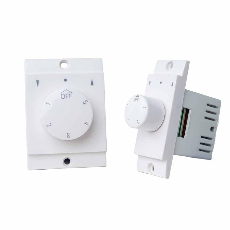 Image of Logitec Fan Regulator 5-Speed TWO MODULE NORTH WEST White