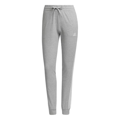 Image of adidas Womens 3-Stripes Drawstring Sweatpants Training Casual - Black