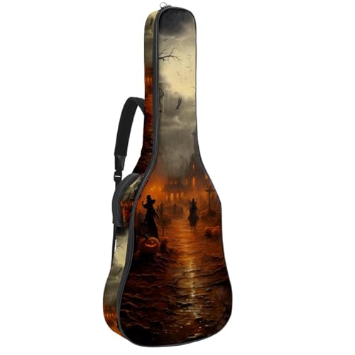 Housse guitare étanche en tissu Oxford épais avec double bandoulière