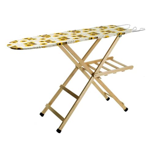 Planche à repasser, l'original Mottiwood, planche à repasser réglable 3 positions, pliable, bois de hêtre 100 %, 35 x 141,5 x 92 h, fabriquée en Italie (couleur...
