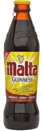 MALTA GUINNESS Non Alcoholic Malt Drink, 330 ml, 24-Count