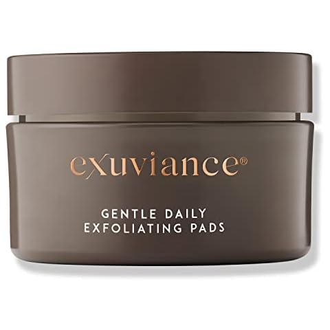 EXUVIANCE Gentle Daily Exfoliating Face Pads with PHA, Vitamin C and E Antioxidants, Green Tea and Cucumber Extracts, 60 pads Cover