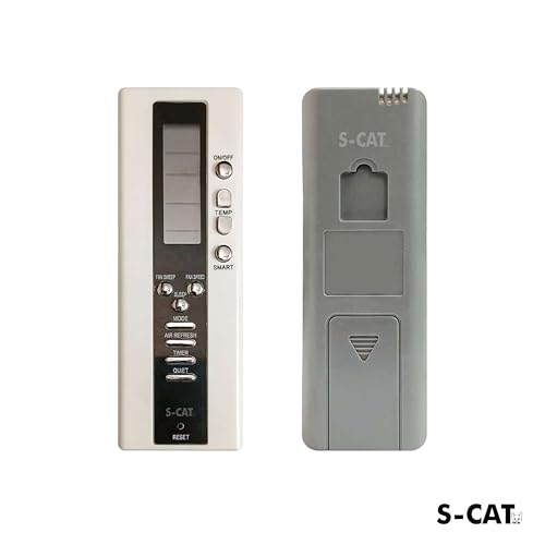 Image of S-CAT Compatible with Voltas /Bluestar /Kelvinator /Vestar /Napoleon /Carrier /Godrej AC Remote Control 119 (No Backlight) Suitable for Split /Window AC (Match Old Remote Exactly, for Any Issues Contact us)