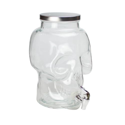 Ard'time EC-DJMOR8L Drinking Jar 8L – Cabeza de Muerto –, Cristal