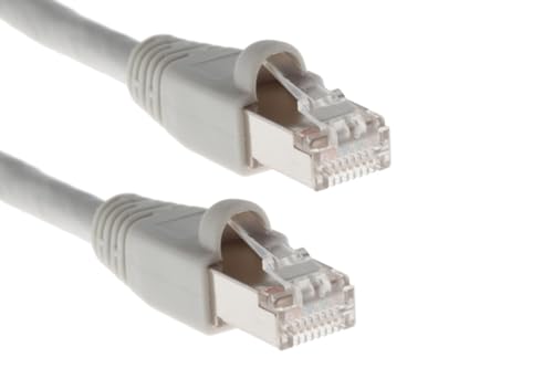 CablesAndKits Cat6A Ethernet Cable 35 ft Gray, Shielded RJ45, Sna...