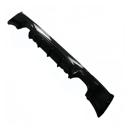 Difusor de parachoques trasero con acabado negro brillante estilo MP y divisor tuning