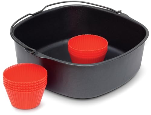 Philips HD9945/01 - Kit da forno in silicone, per Airfryer HD926X, HD924X, HD927X e HD928X, Nero