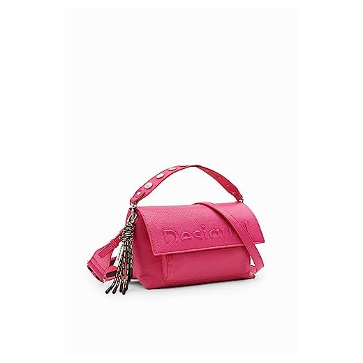 Desigual Bols_Half Logo Venecia, Across Body Bag para Mujer, Rojo, Einheitsgröße