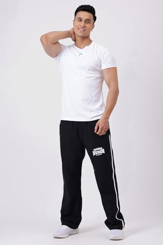 Image of FUAARK Grain Men's Slim Fit Heavyweight Stretchable Raglan Sleeves Gym & Workout Tshirt