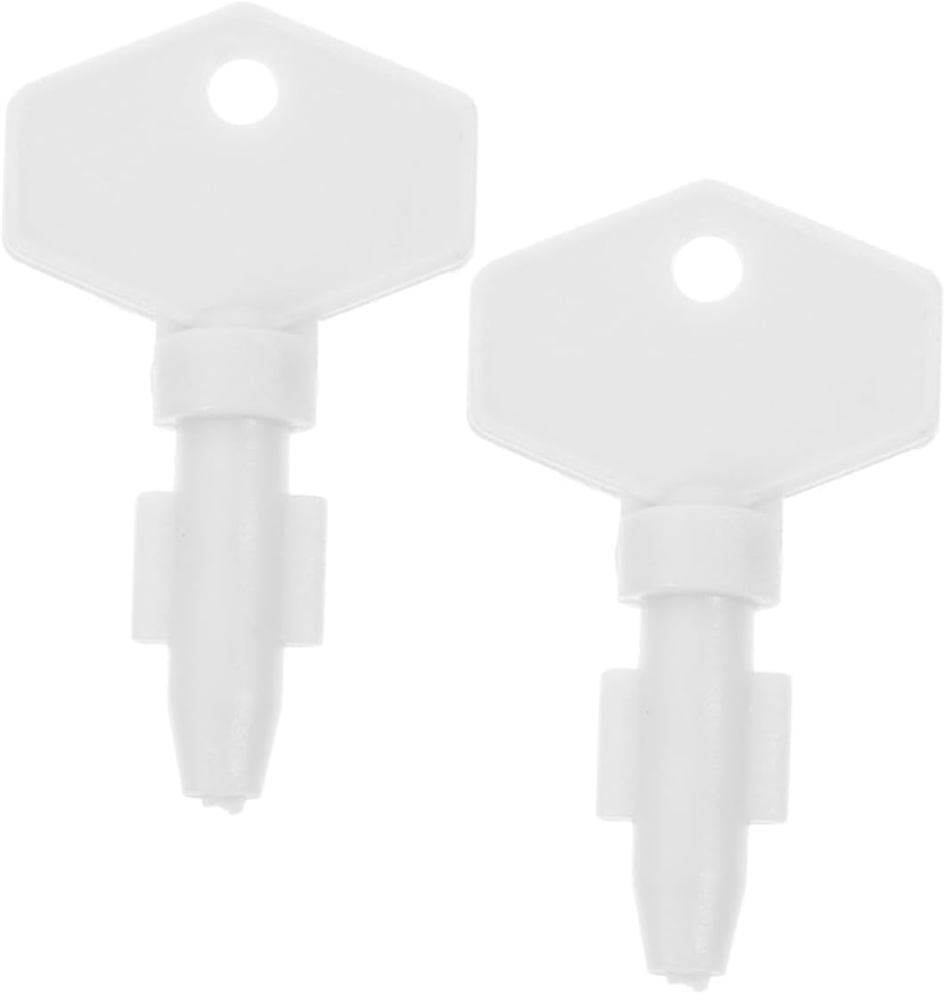 2 Pcs Universal Toilet Paper Dispenser Key for Commercial Paper Towel Holders Plastic Material with Unique Key Design in Restrooms
