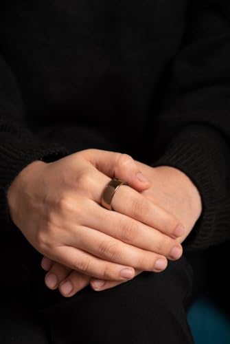 Image of Smart Ring X1 | Sleep Score | Readiness Score | HRV | Heart Rate Monitor | SPO2 | Waterproof IP68 | Fitness Tracker | Health Tracker | Rose Gold | Size US 7