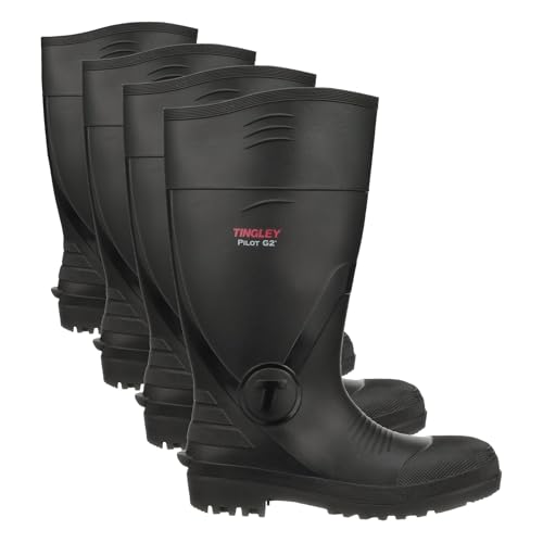 Image of TINGLEY Unisex-Adult Plain Toe Rain Boot