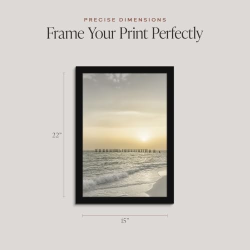 Image of Americanflat 15x22 Poster Frame - Engineered Wood - Black