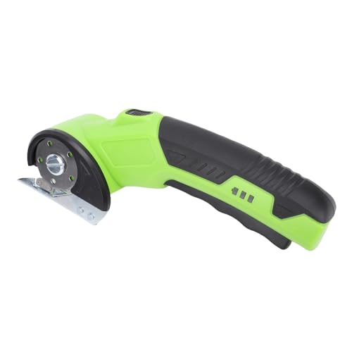 Image of Powerful Rotary Cutter with LED Light, Cordless Cutter Low Noise Multifunctional Li Battery Powered Electric Scissors for Handcraft, Soft Leather, and Baseboards