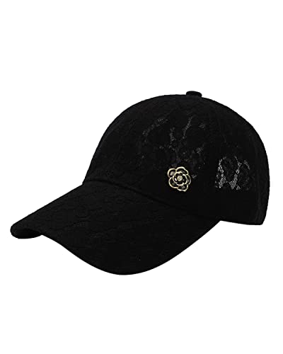 Gorra de béisbol con encaje para mujer miniatura 1