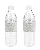 Copco Hydra Reusable Tritan Water Bottle with Spill Resistant Lid and Non-Slip Sleeve, 16.9-Ounce, 2 Pack (Gray)