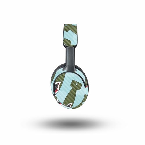 Image of MightySkins Carbon Fiber Skin Compatible with Bose QuietComfort Ultra - Bombs Away | Protective, Durable Textured Carbon Fiber Finish | Easy to Apply