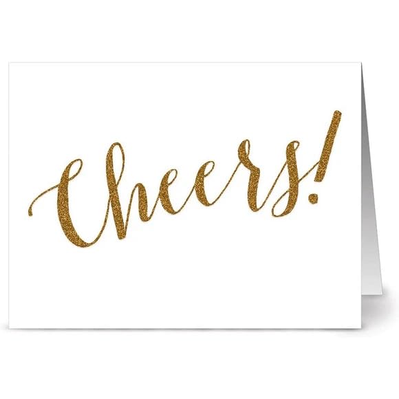 Image of Show-Offs 36 Congratulations Cards - Perfect for Graduation Greeting Cards - 6 Gold Congrats Words with Envelopes