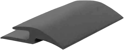 Roppe Vinyl Tile Carpet Joiner Profile #177, Charcoal, 1-4 H X 12 L X 1-13-16 W
