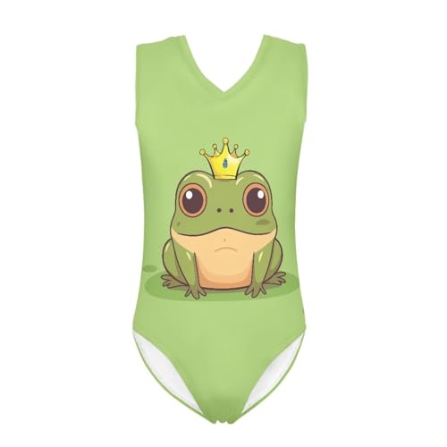 Image of Cartoon Pattern Kids Girls Bathing Suits One Piece Swimsuit Soft & Quick Dry, 5-14Years