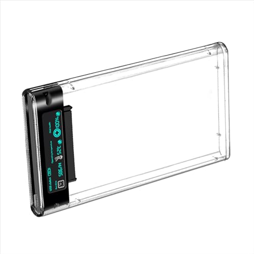 Caja Externa Transparente USB 3.0 para Disco 2.5 pulgadas miniatura 3