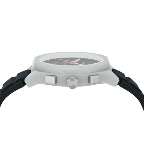 Image of Armani Exchange Analogue Men's Watch (Blue Colored Strap)